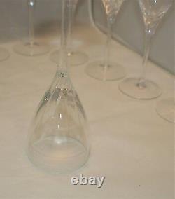 Lenox Crystal Long Stem Wine Glasses Discontinued Encore Pattern Set of 15