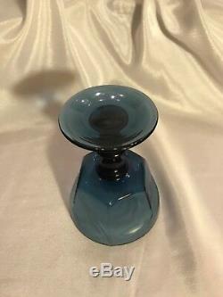 Lenox USA Antique Dark Blue Water Goblet, Wine Glass, Sherbet Glass (24 Qty)
