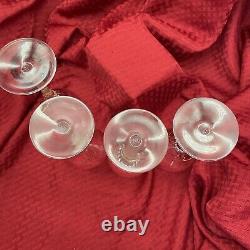 Lenox'erica' Tall Wine Glasses -gold Rim- 3 Sets Available