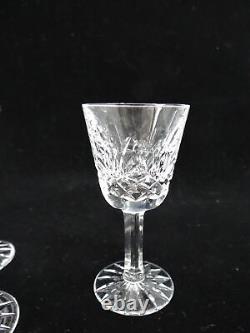 Lismore Waterford Crystal Cordial Glass SET of 8 Port Wine or Whiskey Cordial