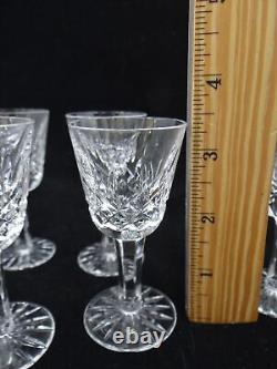 Lismore Waterford Crystal Cordial Glass SET of 8 Port Wine or Whiskey Cordial