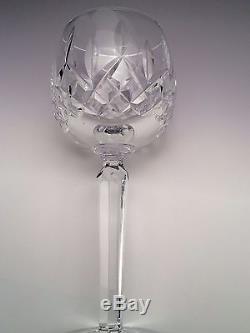 Lismore by Waterford set of 8 Crystal Hock Wine Glasses
