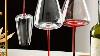 Long Stem Transparent Black Bow Tie Crystal Champagne Red Wine Glasses