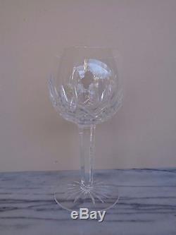 Lot 12 Waterford Crystal Lismore Oversized Oversize Wine Glasses / Glass Set