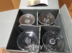 Lot Of 4 Waterford Crystal Wine Glasses 8 In Perfect Shape With Box