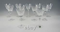 Lot of 10 Lenox Crystal CHARLOTTE Wine Glasses