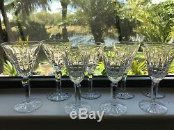 Lot of 12 Waterford Crystal GLENMORE 6 White Wine, 2 Claret Wine, 4 Old Fash