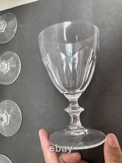 Lot of 17 Vintage Crystal Sherry Wine Cordial Glasses 4 3/4
