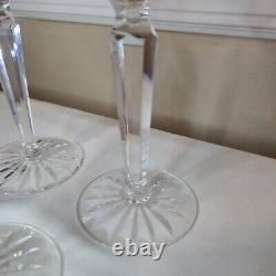 Lot of 3 Waterford Crystal Lismore Balloon Hock Wine Glasses 7 1/2 tall