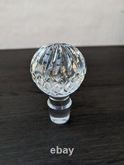 Lot of 6 Waterford Crystal Lismore Stemmed Wine Glasses & Decanter & Nut Dish