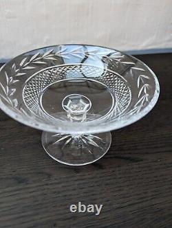 Lot of 6 Waterford Crystal Lismore Stemmed Wine Glasses & Decanter & Nut Dish