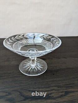 Lot of 6 Waterford Crystal Lismore Stemmed Wine Glasses & Decanter & Nut Dish