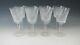 Lot of 8 Waterford Crystal LISMORE White Wine Glass EXCELLENT
