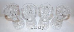 Lovely Set Of 4 Waterford Crystal Kylemore 6 Claret Wine Glasses