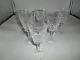 Lovely Set of 6 Waterford Crystal Ashling pattern 5 oz. Claret Wine Stems