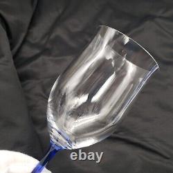 MARQUIS By WATERFORD VINTAGE 8.5 Blue Stem Tulip Wine Glasses SET OF 8