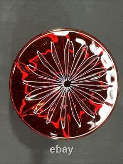 MARQUIS by WATERFORD Brookside Red Crystal Wine Glasses 8.5 Set of 4 Lot Of 3