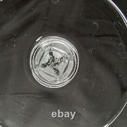 MCM Barware Lalique Phalsbourg Clear Bourgogne Wine Glass Set Of 5 1950s Rare