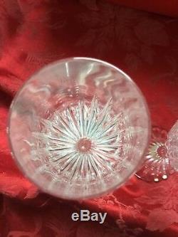 MIB FLAWLESS Exquisite BACCARAT France Two MASSENA Crystal CHAMPAGNE FLUTES WINE
