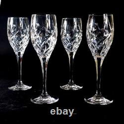 MIKASA ENGLISH GARDEN WINE GLASSES, Lead Crystal, 8 1/8', 5 Oz, GERMANY, 4PCS