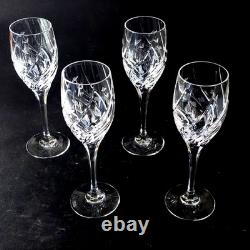 MIKASA ENGLISH GARDEN WINE GLASSES, Lead Crystal, 8 1/8', 5 Oz, GERMANY, 4PCS