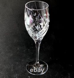 MIKASA ENGLISH GARDEN WINE GLASSES, Lead Crystal, 8 1/8', 5 Oz, GERMANY, 4PCS