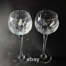 MIKASA FLAME D'AMORE WINE HOCK, Cut Lead Crystal, Wine Glasses, 2PC SET