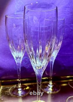 MILLER ROGASKA SOHO SIGNED SET FOR 8 Wine Champagne 9 Flute Hand Blown Crystal MILLER ROGASKA SOHO SIGNED SET FOR 8 Wine Champagne 9 Flute Hand Blown Crystal