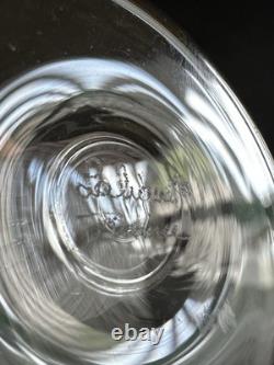 MINT! LALIQUE CRYSTAL LANGEAIS 4-3/4 BORDEAUX WINE GOBLET GLASS - Quantity
