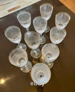 Make Your Holiday Table Sparkle Set of 10 Waterford Crystal Wine Goblets