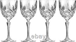 Markham Wine Glasses Set of 4, 12 Oz, Clear