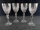 Marquis by Waterford Hanover Pattern Platinum Trim Wine Glasses Set of 4