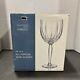 Marquis by Waterford Omega Set Of 4 All-Purpose Wine Glasses With Box & Labels