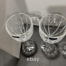 Marquis by Waterford Omega Set Of 4 All-Purpose Wine Glasses With Box & Labels