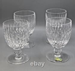 Maureen Crystal by Waterford set of 4 Wine Glasses 4.75