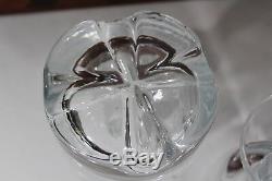 Mid Century Modern Danish Design Krosno Poland Crystal Decanter w 2 Wine Glasses