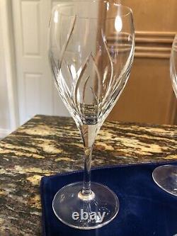 Mikasa Agena Crystal Wine Glasses Set of 4 Elegant Hard to Find