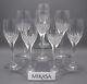 Mikasa Arctic Lights 8 1/4 Wine Goblets Set of 8 Crystal Wine Glasses