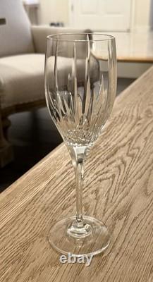 Mikasa Crystal Arctic Lights 8 Wine Glasses 8-1/4 Excellent