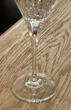 Mikasa Crystal Arctic Lights 8 Wine Glasses 8-1/4 Excellent
