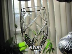 Mikasa Crystal Olympus Platinum Trim Wine Glasses Set Of 4 New