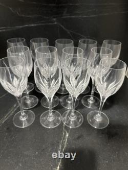 Mikasa Crystal Wine Glasses Flame d'Amore Set of 12 Red and 12 White Glass