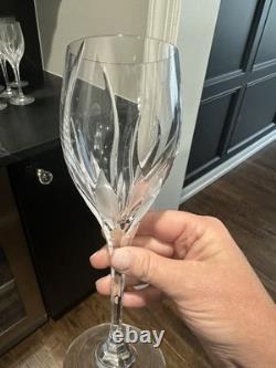 Mikasa Crystal Wine Glasses Flame d'Amore Set of 12 Red and 12 White Glass