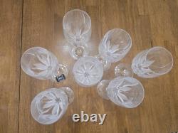 Mikasa Flame D'Amore Crystal Wine Glass 8.25 Tall, Set Of 7