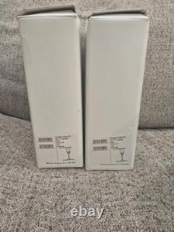 Mikasa Flame D'Amore Crystal Wine Glass 8.25 Tall, Set Of 7