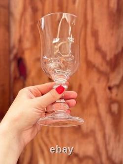 Mikasa French Countryside Goblet Set of 10 Clear Glass Austria 7.5 Wine Water