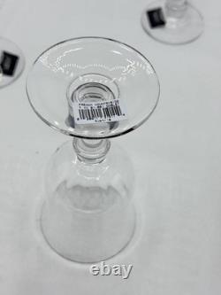 Mikasa French Countryside Goblet Set of 10 Clear Glass Austria 7.5 Wine Water