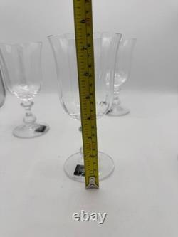 Mikasa French Countryside Goblet Set of 10 Clear Glass Austria 7.5 Wine Water