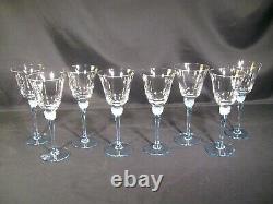 Mikasa Mariposa Blue Wine Glasses Set of 8