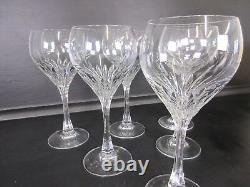 Mikasa Toselli Crystal Wine Glasses Goblets 7 6 8 ounce Beautiful ring tone